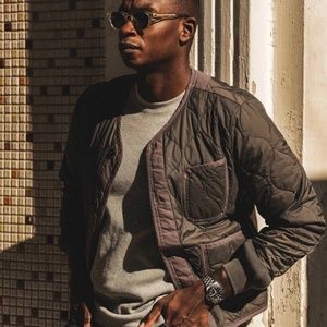 Taylor Stitch x Alpha Industries ALS/92 Field Jacket Liner in Raven